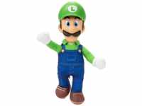 JAKKS PACIFIC Nintendo Super Mario Movie Roto Plüsch Luigi, 35 cm Plüschfigur