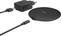 HAMA QI-FC15 Metal Ladeger&auml;t Universal 15 Watt, Schwarz