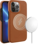 VIVANCO Mag Classic, Backcover, Apple, iPhone 13 Pro, Braun