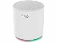 PEAQ PPA 102-WT Bluetooth Lautsprecher, Weiß