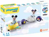 PLAYMOBIL 71320 1.2.3 & Disney: Mickys Minnies Wolkenflug Spielset, Mehrfarbig