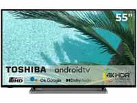 TOSHIBA 55UA3D63DG DLED TV (Flat, 55 Zoll / 139 cm, UHD 4K, SMART TV, Android...