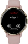 GARMIN VENU&reg; 3s Smartwatch faserverst&auml;rktes Polymer Silikon, 18 mm, Dust