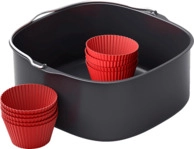 PHILIPS HD9957/00 f&uuml;r Airfryer XXL Serie Back-Kit Schwarz/Rot