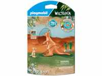 PLAYMOBIL 71290 Wiltopia - Känguru mit Jungtier Spielset, Mehrfarbig
