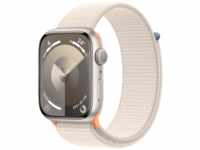 APPLE Watch Series 9 GPS 45 mm Smartwatch Aluminium Textil Carbon Neutral, 130 - 200