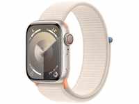 APPLE Watch Series 9 GPS + Cellular 41 mm Smartwatch Aluminium Textil Carbon Neutral,