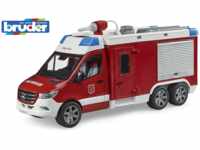 BRUDER 02680 MB Sprinter Feuerwehrrüstwagen mit Licht + Sound Modul Spielzeugauto