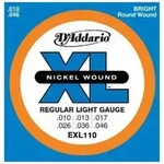 D'Addario EXL110 3er Set f&uuml;r E-Gitarre Light 010 - 046