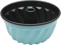 Riess 0495-016, RIESS Gugelhupfform 22cm Kristallblau hellblau