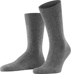 Falke 14405, FALKE Socken LHASA RIB light grey melange hellgrau | 39-42 Herren