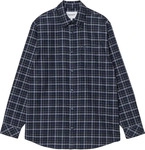 Carhartt WIP I035326, CARHARTT WIP Flanellhemd WIDMARK blau | M Herren