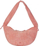 GOT BAG BA0301VI, GOT BAG Tasche - Umh&auml;ngetasche MOON BAG RUFFLE VICHY orange Damen