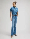 Lee 112376615, LEE Jeans Flared Fit BREESE blau | 25/L31 Damen