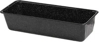 Riess 0633-022, RIESS Emaille Brotbackform Profi 35x14cm schwarz schwarz