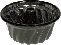 Riess 0548-022, RIESS Emaille Mini Backform 12cm schwarz schwarz