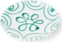 GMUNDNER KERAMIK TDCU20/100, GMUNDNER KERAMIK Dessertteller Cup Gr&uuml;n Geflammt 20cm