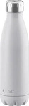 FLSK 1010-0500-2010, FLSK Isolierflasche - Thermosflasche 0,5l Edelstahl White...