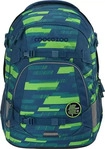Coocazoo 211498, COOCAZOO Schulrucksack MATE Lime Stripe blau