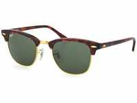 Ray-Ban Clubmaster RB 3016 W0366 large, Browline Sonnenbrille, Unisex, in Sehstärke