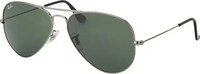 Ray-Ban Aviator large RB 3025 WO879, Aviator Sonnenbrille, Unisex, in Sehst&auml;rke