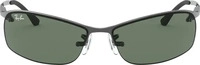 Ray-Ban Top Bar RB 3183 004/71, Rechteckige Sonnenbrille, Herren