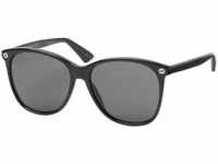Gucci GG 0024S 001, Quadratische Sonnenbrille, Damen, in Sehstärke erhältlich