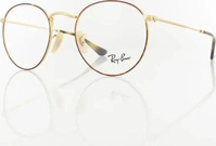 Ray-Ban ROUND METAL RX 3447V 2945 L, inkl. Gl&auml;ser, Runde Brille, Unisex