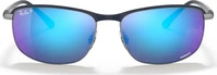 Ray-Ban RB 3671CH 92044L, Rechteckige Sonnenbrille, Unisex, polarisiert