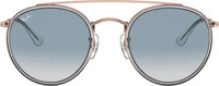 Ray-Ban RB 3647N 90683F, Aviator Sonnenbrille, Unisex, in Sehst&auml;rke erh&auml;ltlich