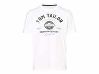 Tom Tailor T-Shirt Herren weiß, M