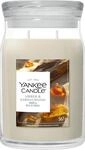 Yankee Candle Duftkerze Amber &amp; Sandaw 567g SIGNATURE, braun