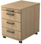 Cantus Rollcontainer FLIXX, eiche, Holznachbildung