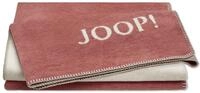 JOOP! Wohndecke Doubleface J! MELANGE, orange, Mischgewebe
