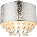 Globo Lighting Deckenleuchte AMY I, nickel, Metall