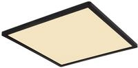 Globo Lighting LED-Deckenleuchte SAPANA, schwarz, Kunststoff