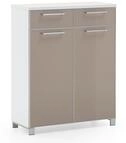 VOSS Schuhschrank SANTINA, taupe, Holznachbildung