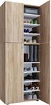 VCM Schuhschrank LONA XXL, Eiche s&auml;gerau/sonoma, Holznachbildung