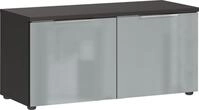 MID.YOU Schuhbank GENOVA, Graphit, Holznachbildung