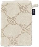 JOOP! Waschhandschuh, creme, Baumwolle