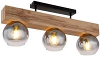 Globo Lighting Deckenleuchte MOITAS, schwarz, Metall