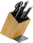 WMF Messerblock FlexTec 6-tlg. GRAND CLASS, braun, Bambus