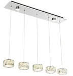 Globo Lighting H&auml;ngeleuchte AMUR, verchromt, Metall