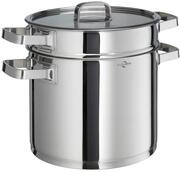 K&Uuml;CHENPROFI Kochtopf mit Pastaeinsatz SAN REMO, silber, Edelstahl
