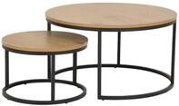 Z2 Couchtisch 2er-Set SPIRO, wildeiche, Holznachbildung