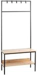 Zurbr&uuml;ggen Garderobenst&auml;nder, braun, MDF