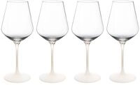 Villeroy &amp; Boch Rotweinglas 4-tlg. MANUFACTURE ROCK BLANC,...
