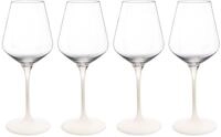 Villeroy &amp; Boch Wei&szlig;weinglas 4-tlg. MANUFACTURE ROCK BLANC,...