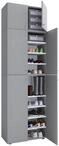 VCM Schuhschrank LONA XXL, grau, Holznachbildung
