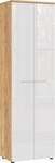 MID.YOU Garderobenschrank ALEDO, braun/wei&szlig;, Holznachbildung